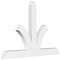 Ekena Millwork Richland Architectural Grade PVC Gable Bracket, 72"W x 48"H x 4"D x 6"F, 16/12 Pitch GBP072X48X0406RIC00 - alternate 1